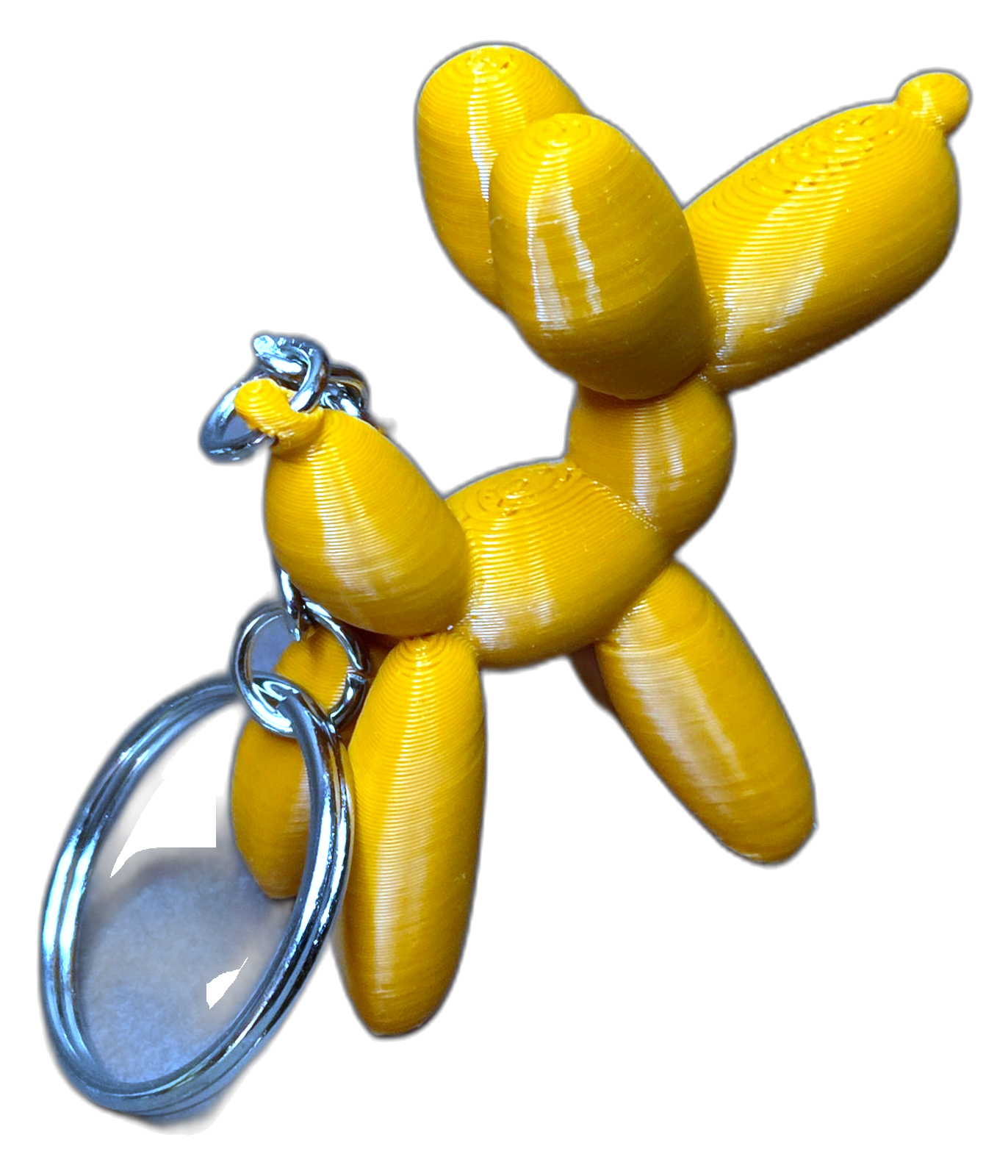 Balloon dog keychain