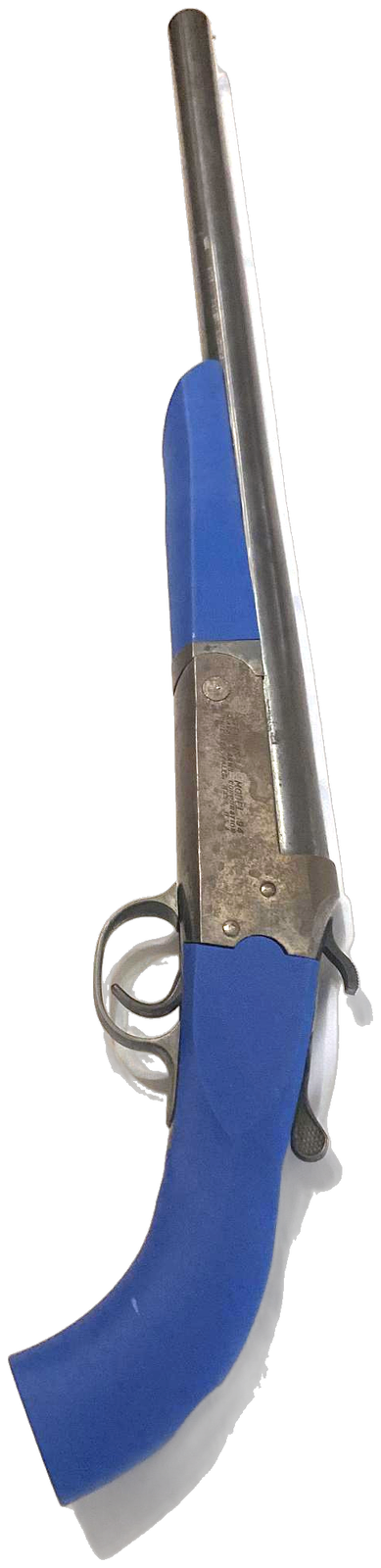 Custom shotgun stock refinish, detail angle