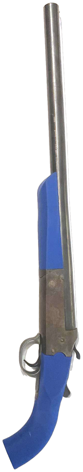 Custom shotgun stock refinish, side angle