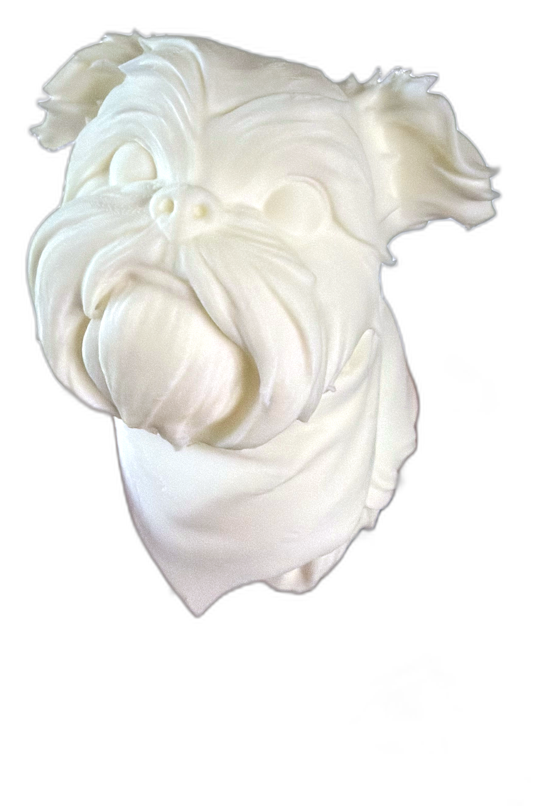 Bulldog head sculpt