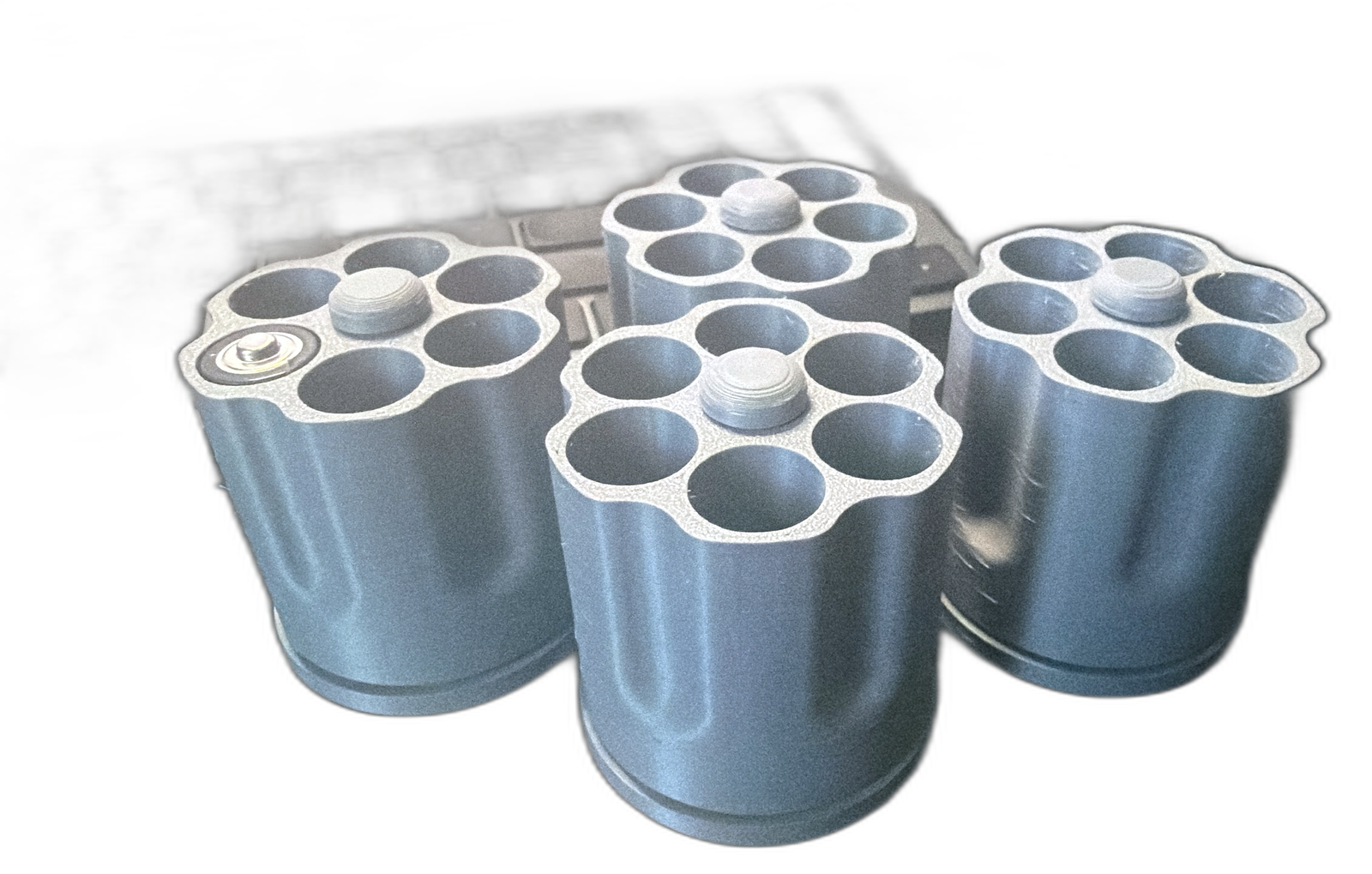 Cylinder caddy organizer set