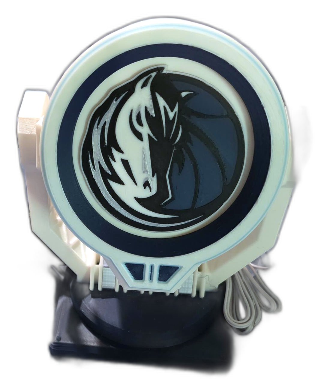 Spotlight lamp, horse head design