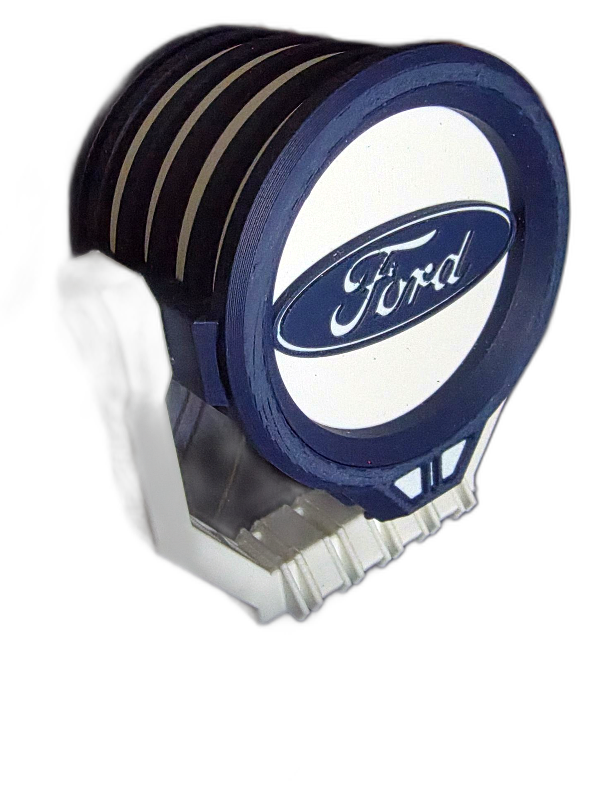 Spotlight lamp, oval script design
