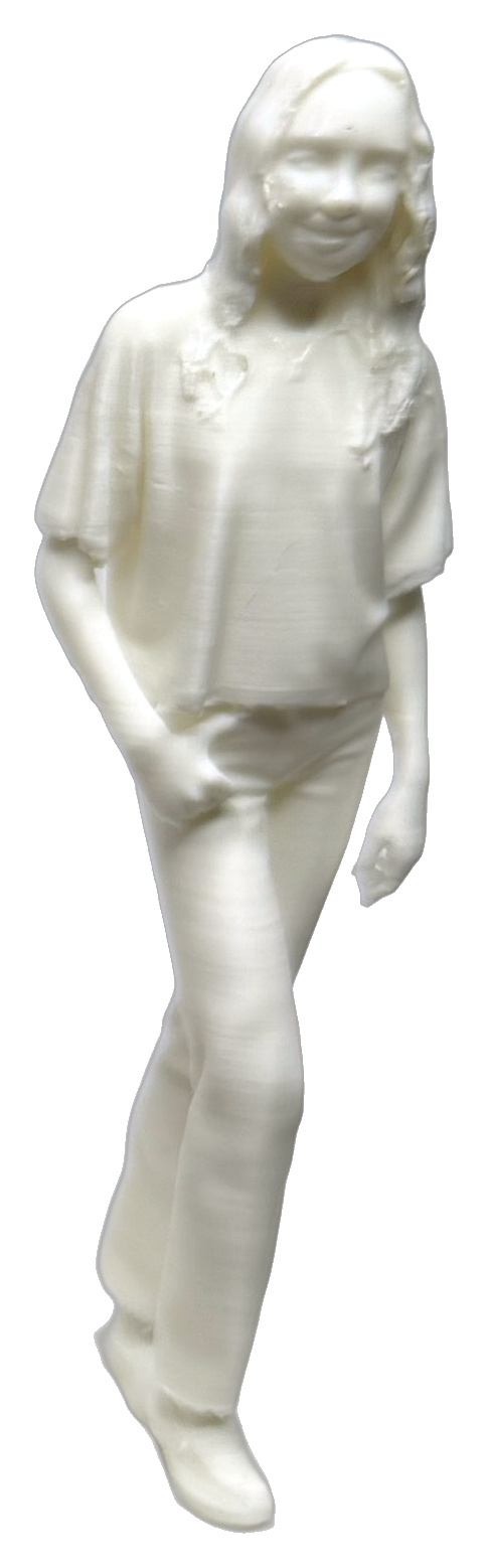 Custom full-figure portrait statue