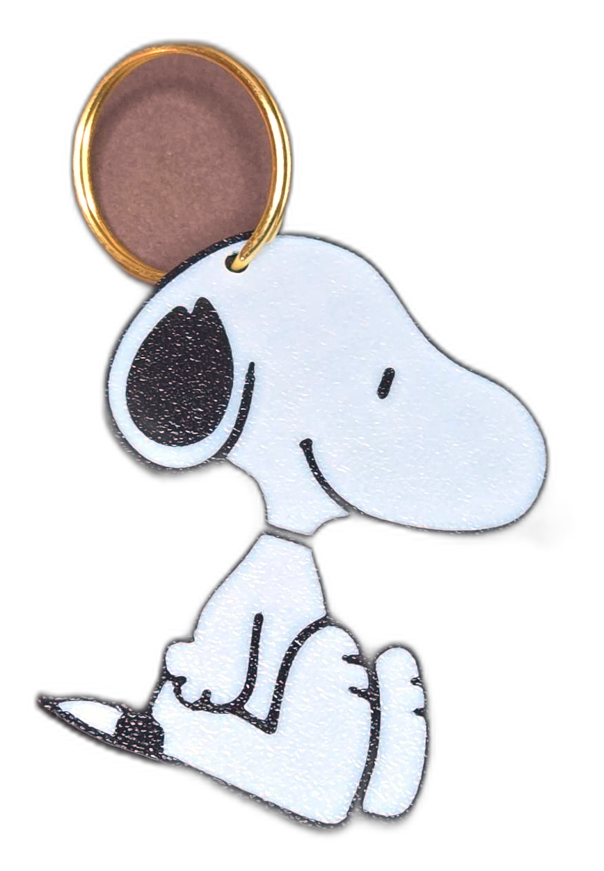Keychain, cartoon dog design