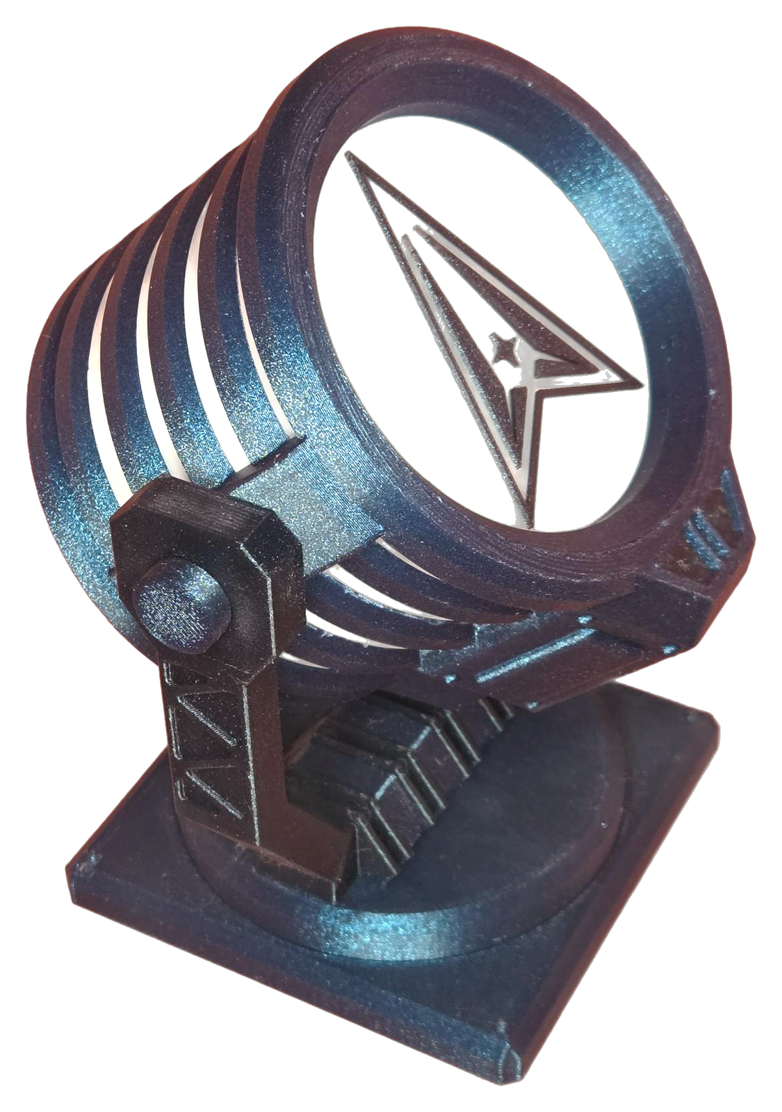 Spotlight lamp, delta badge design
